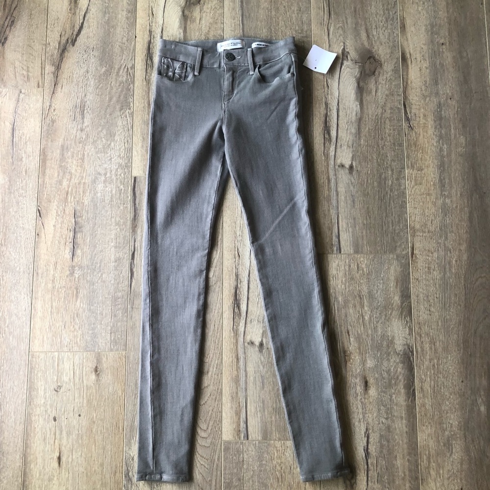 Habitual Sz 25 Gray Grace Hi-Rise Skinny Pants USA